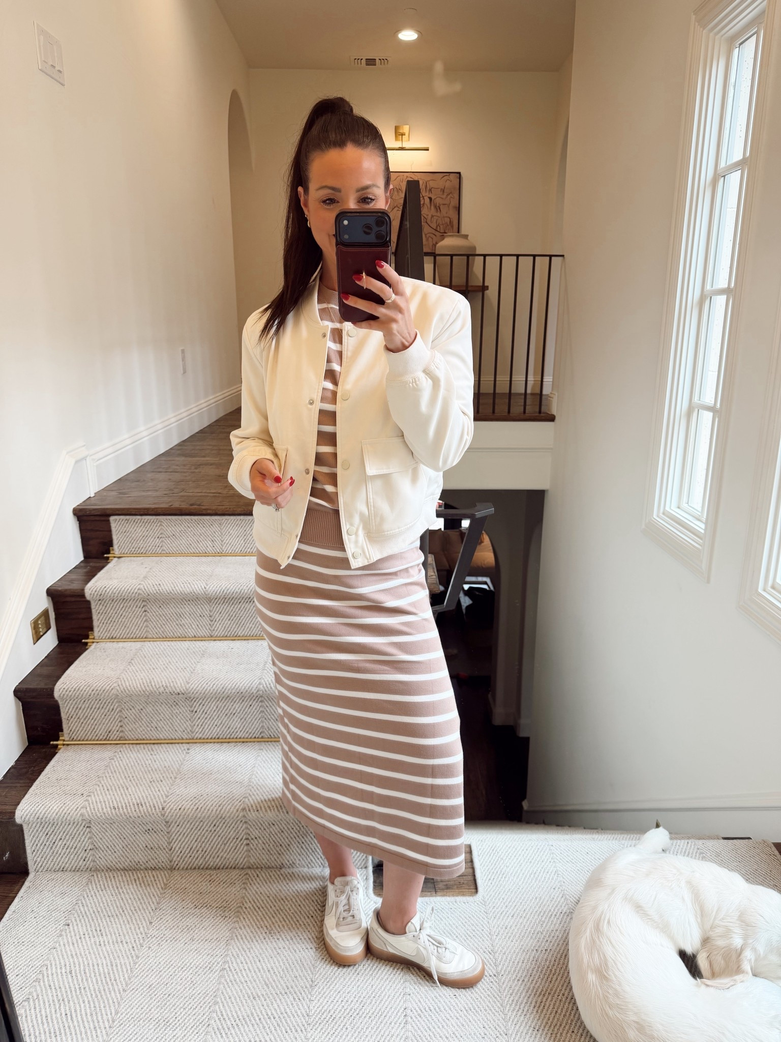 The best set! I have this in the longlseeve version and wear it lol the time, so I got it in short sleeve for warmer weather. The material is so comfortable, I can wear ital day, it would be a great travel outfit too. Wearing a small. 

#LTKootd #LTKOver40 #LTKSeasonal

#LTKOver40 #LTKSeasonal #LTKootd