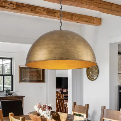 1-Light 23.62’’ Large Dome Pendant | Wayfair North America