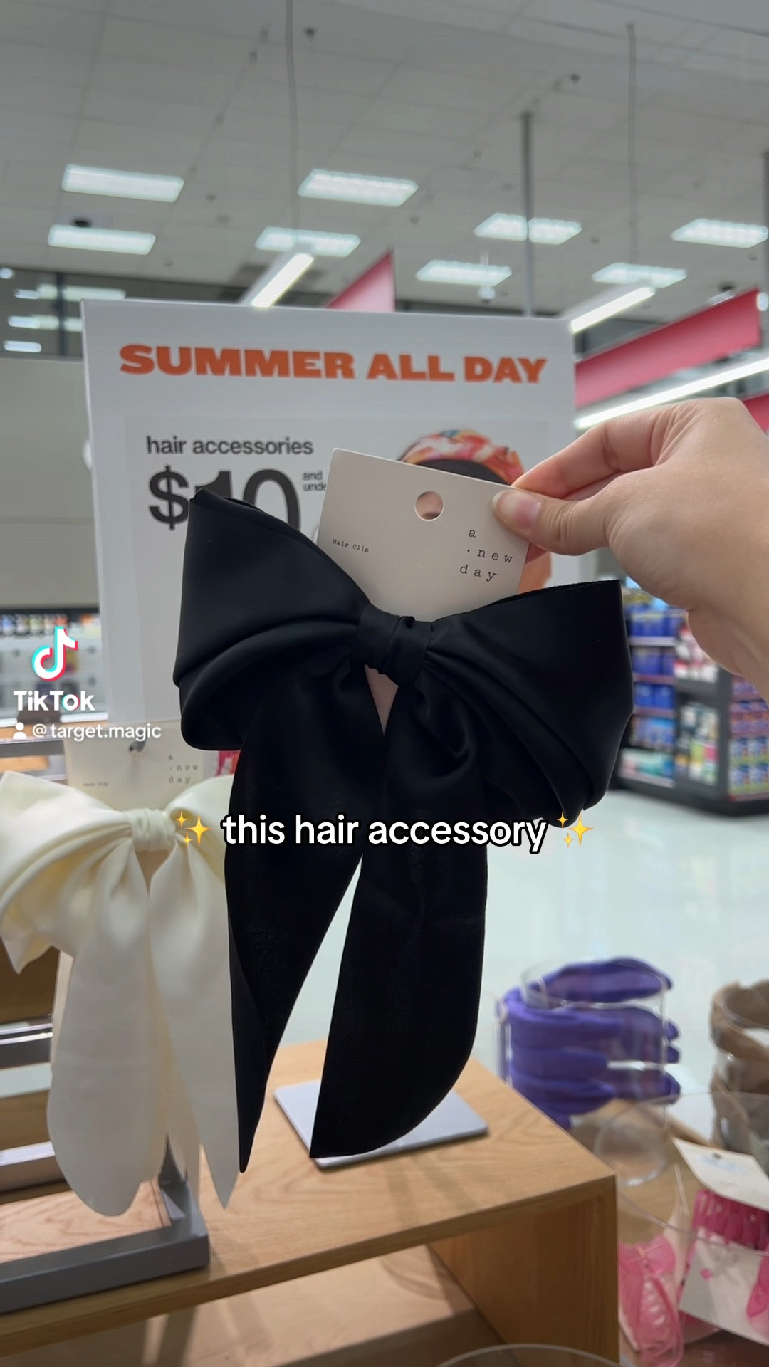Satin Bow Barrett hair accessories at target! 🤍🖤 

#LTKFind #LTKstyletip #LTKwedding