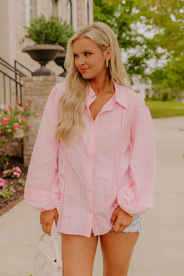 Sweet Smile Button Down Top | Impressions Online Boutique