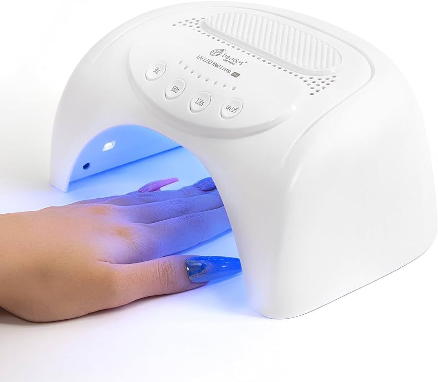 Beetles UV LED Nail Lamp, 48W Professional UV Light for Gel Nails Curing Dryer with 3 Timers Uv N... | Amazon (US)