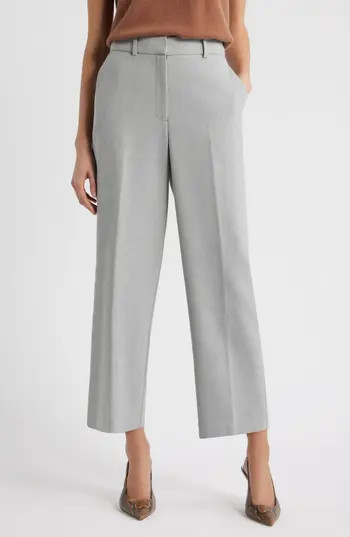 Nordstrom Ankle Pants in Grey Light Heather at Nordstrom Rack, Size 2 | Nordstrom Rack