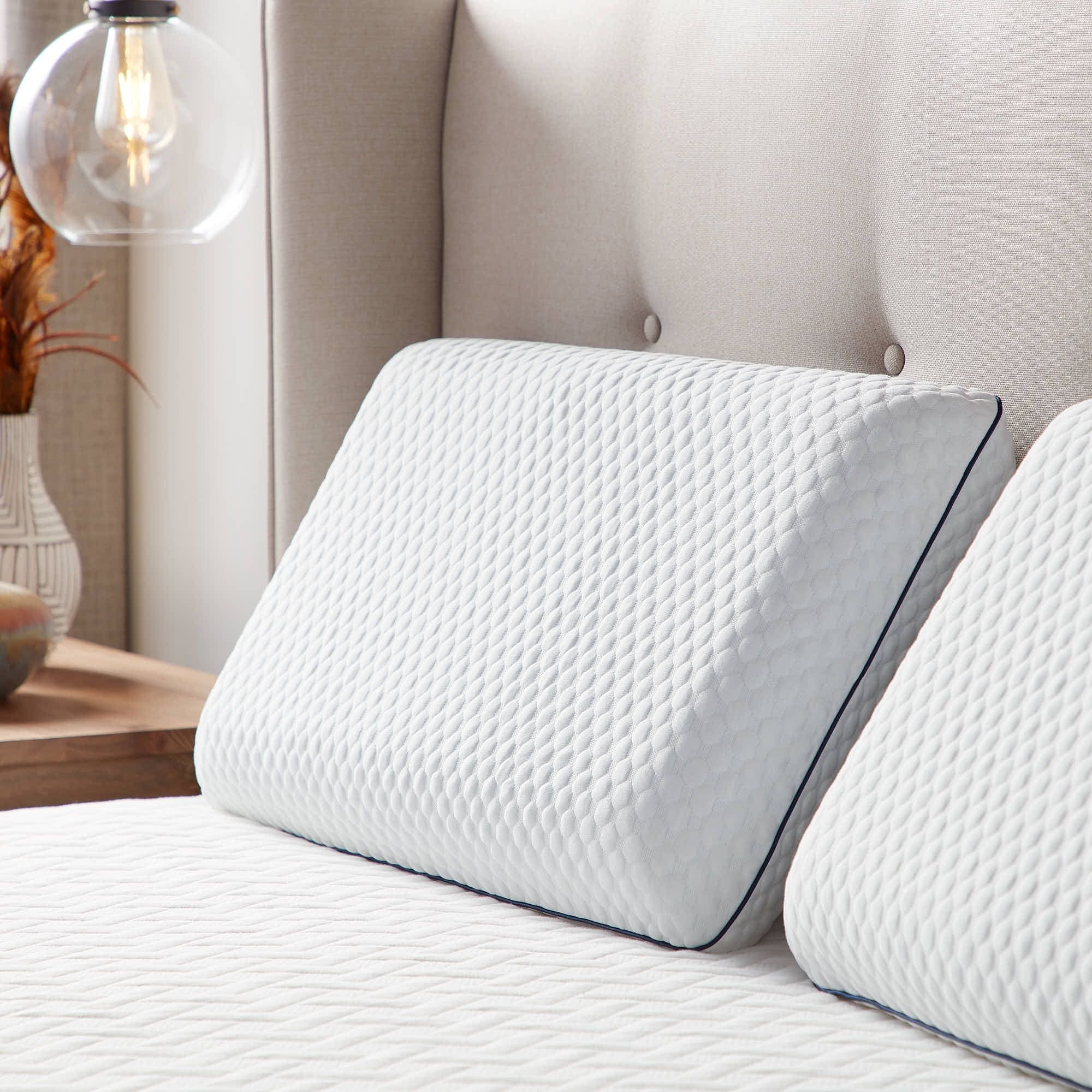 Rest Haven Temperature Regulating Gel Memory Foam Pillow - 3 Size Options | Walmart (US)