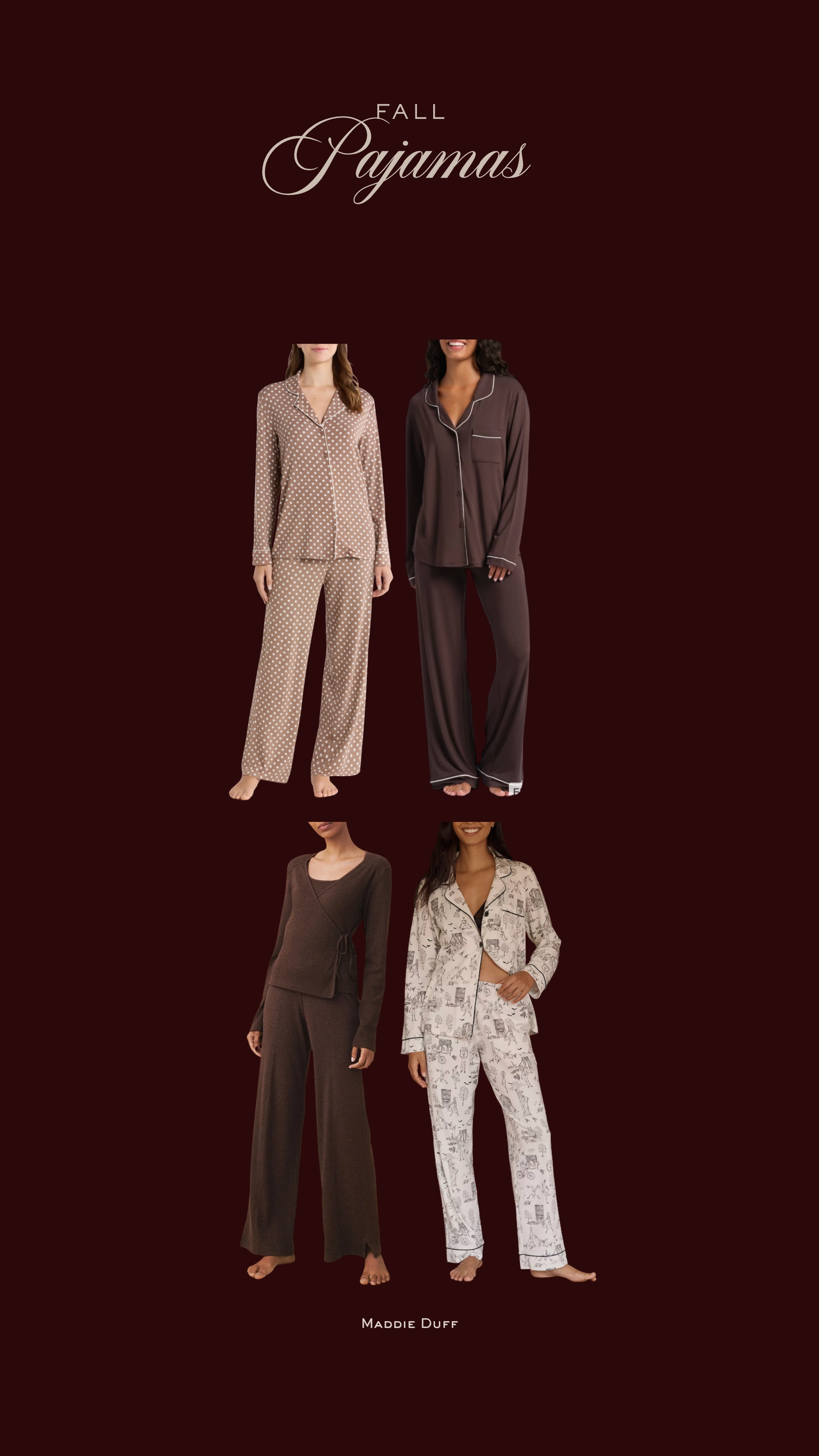 Love this chocolate brown and fall pajamas!

fall pajamas, cozy fall outfits, loungewear, fall outfits 

 #LTKootd
