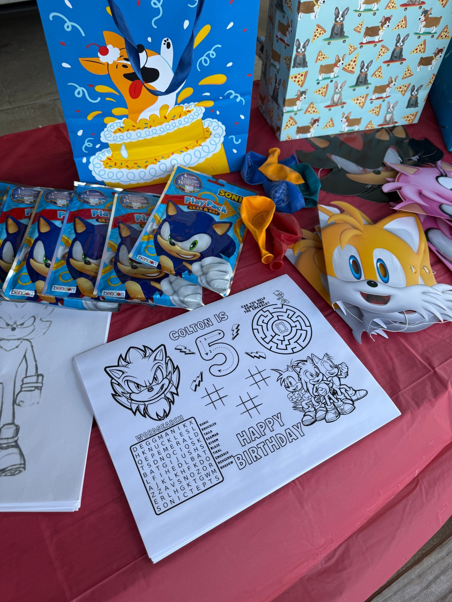 Our Sonic-the-Hedgehog birthday setup was such a hit with the kids complete with Sonic party favors, coloring sheets, masks, and all the blue + yellow details!

Perfect ideas if you’re planning a Sonic birthday party for boys or girls — easy, affordable, and full of fun touches they’ll love. 🦔⚡️

#LTKKids #LTKParties #LTKHoliday