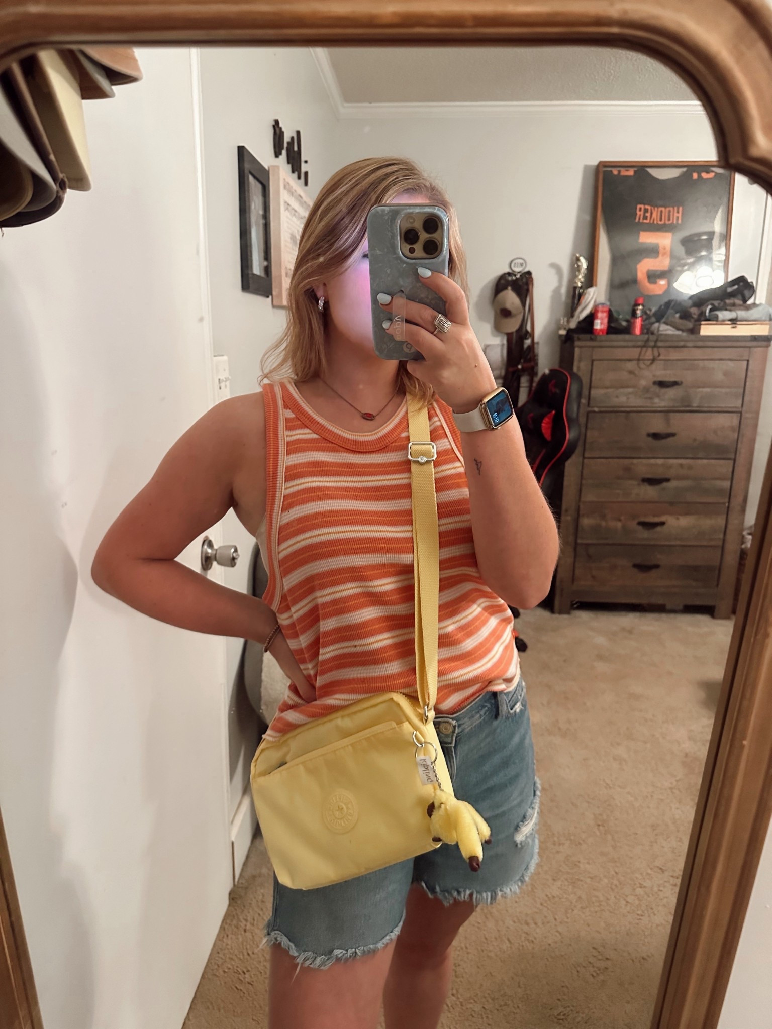 A ribbed tank, cute monkey purse and comfy denim jeans all walk into a bar 🤪  linked the same styles but different colors!! 

#LTKItBag #LTKStyleTip #LTKFindsUnder50