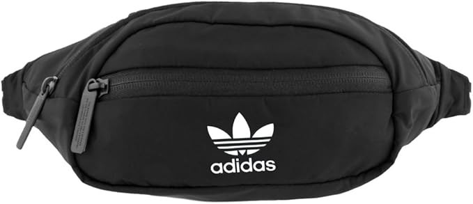 Amazon.com | adidas Originals National Waist Fanny Pack-Travel Bag, Black/White, One Size | Waist... | Amazon (US)