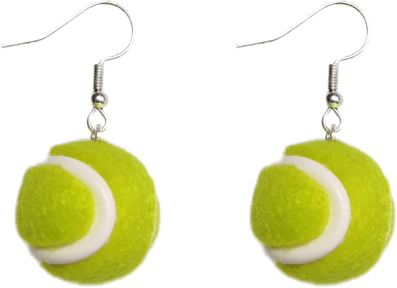 ROSTIVO Tennis Earrings for Women Cute Tennis Lover Jewelry Gift Tennis Ball Earrings | Amazon (US)