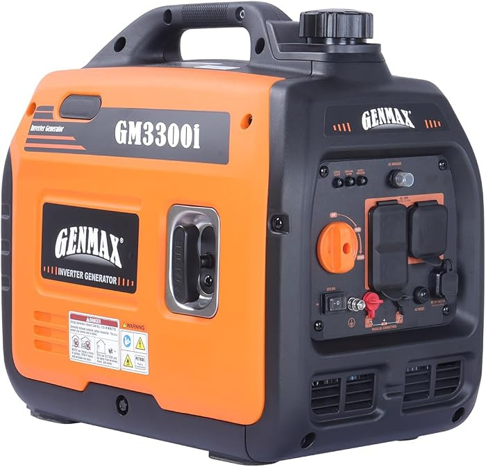 GENMAX Portable Generator\uff0c3300W Ultra-Quiet Gas Engine, EPA Compliant, Eco-Mode Feature, Ult... | Amazon (US)