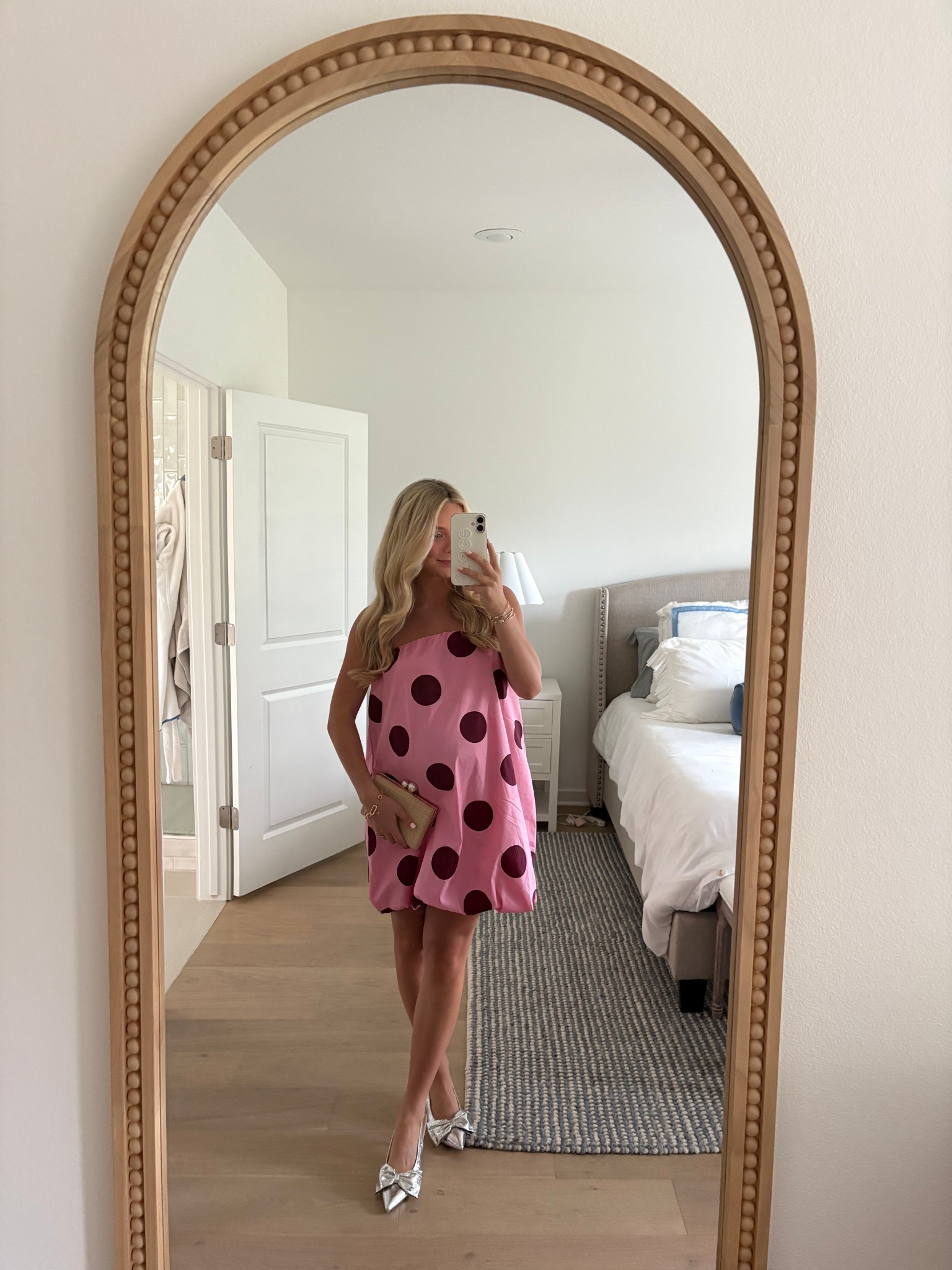 bump friendly wedding guest dress 🩷✨

#LTKWedding #LTKStyleTip #LTKBump