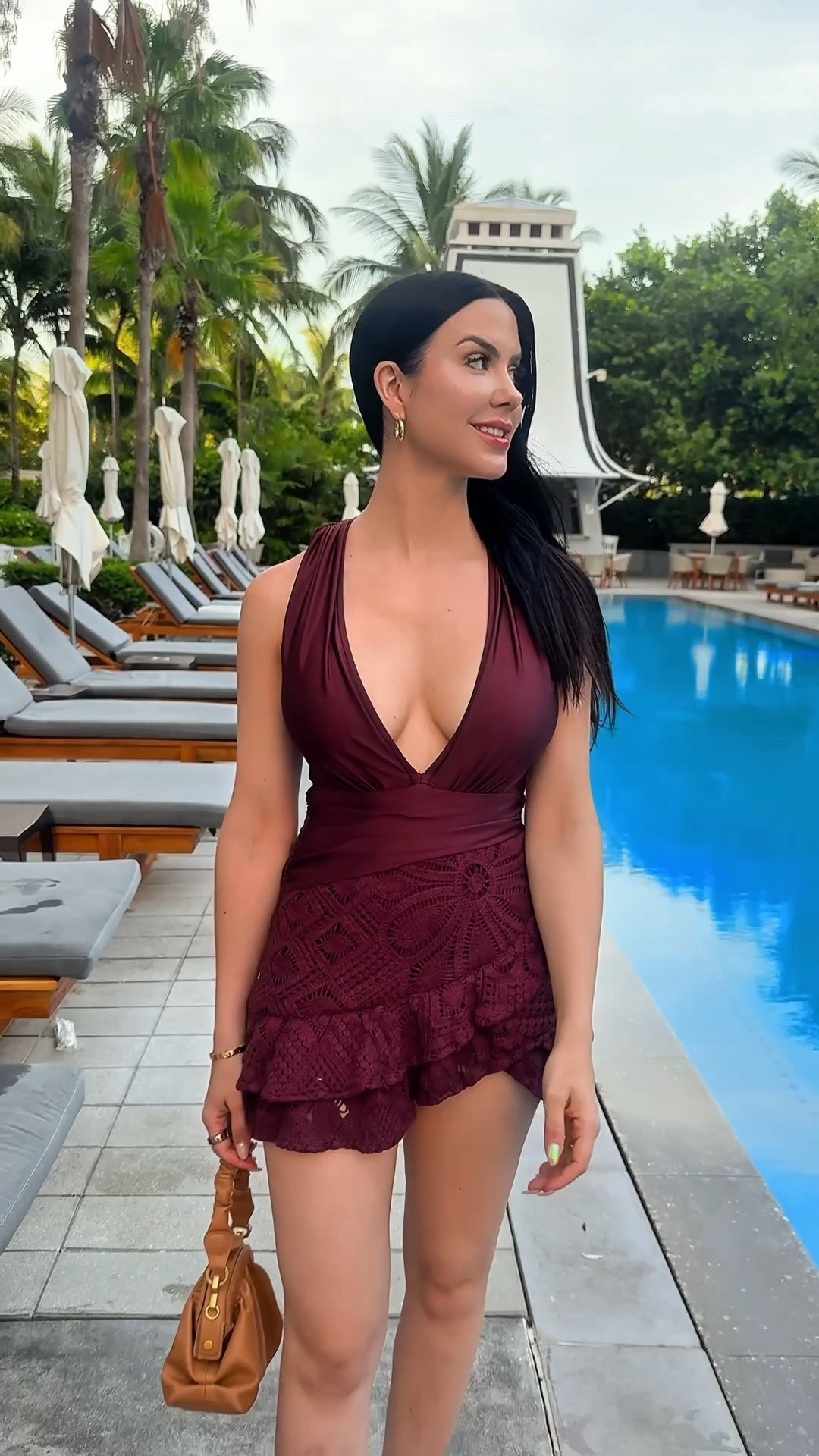✨SECRET’S OUT: This isn’t a dress — it’s a romper.
And yes, it’s that perfect. Romantic, flirty, and zero wardrobe malfunctions while walking poolside at @slsbahamar.

I linked my exact look + designer-inspired dupes so you can feel stunning without the price tag 🥂
This is your sign to book the trip — and pack this first.
💋 Linked under “Resort Looks I Love”

👜 Outfit details:
• Deep V Crochet Romper (Dress illusion!)
• Resort Heels (Comfy + leg lengthening)
• Warm-tone Mini Bag

💾 Save for your next vacation look
🛍 Tap to shop everything!

#LTKResort #RomperNotADress #VacationStyle #BahamasOutfit #SimplyElegantStyle #SLSSummer #LuxuryResortStyle #PoolsideGlam #LikeToKnowIt

#LTKSwim #LTKU #LTKSeasonal