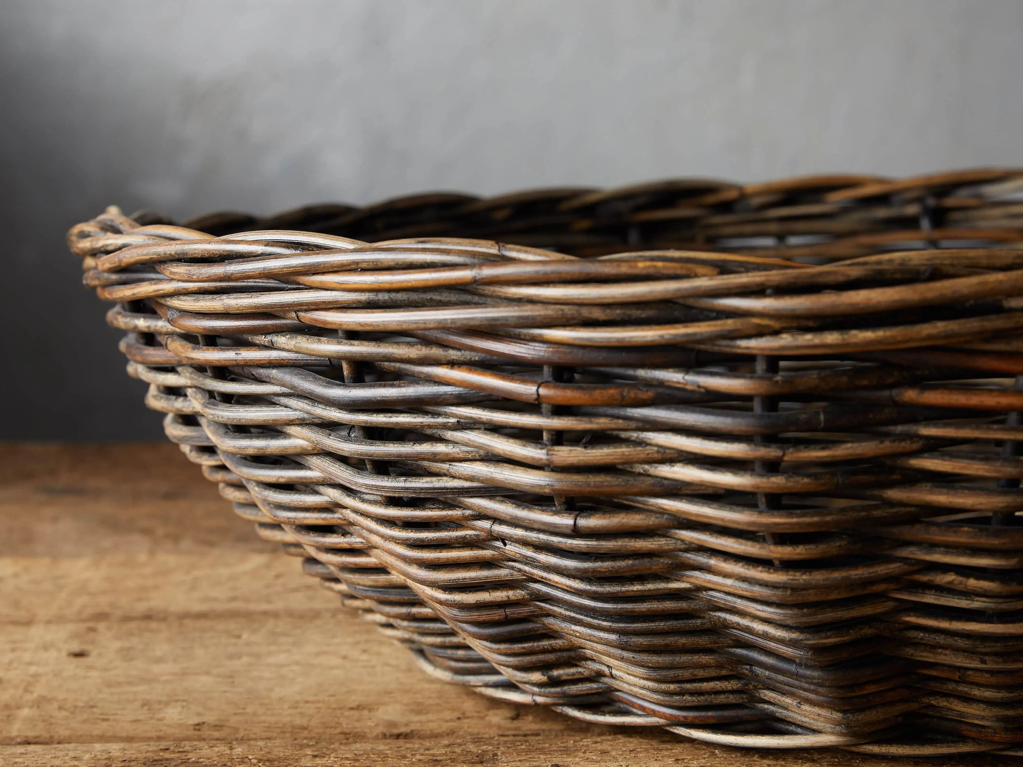 Vintage Shallow Basket | Arhaus