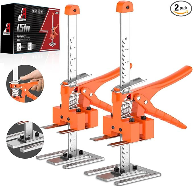 Labor Saving Handle 2 Pack,15 in Construction Jack,Multifunctional Furniture Jack for Installing ... | Amazon (US)
