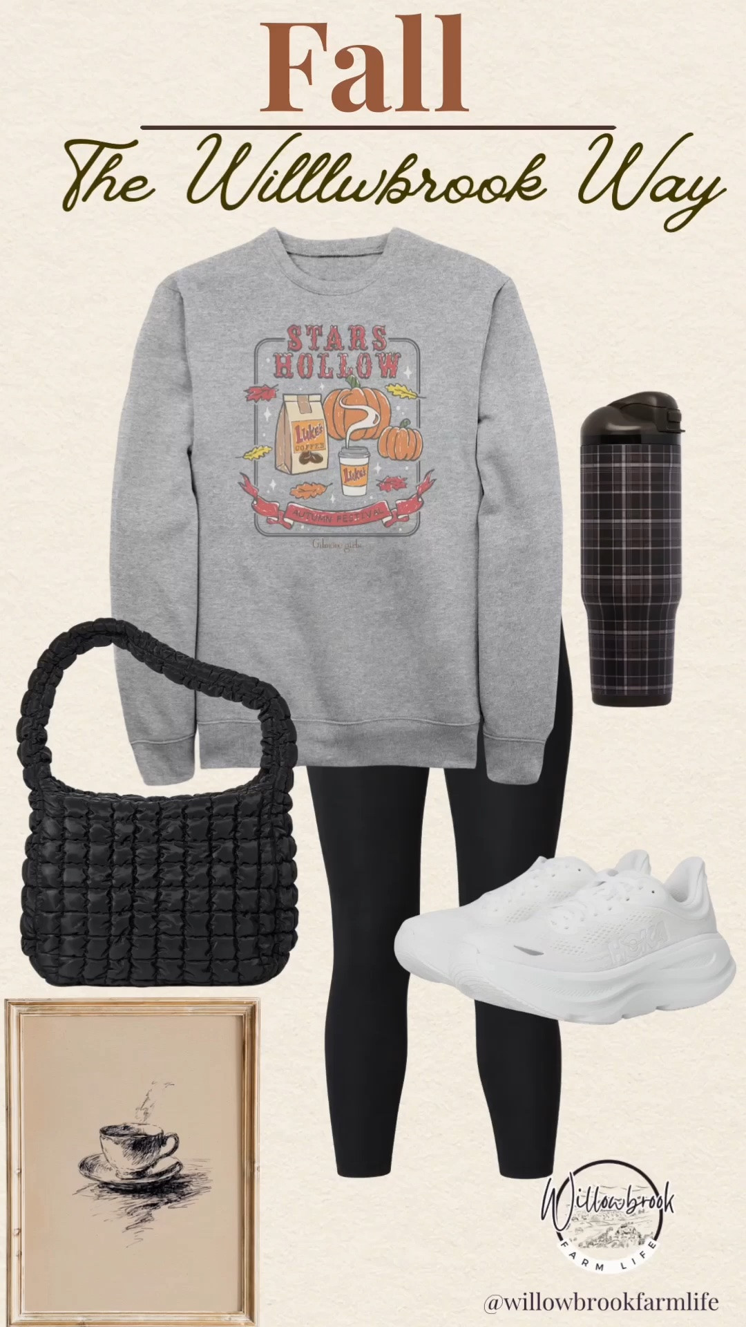 Being comfortable doesn’t mean we look messy! Pair a cozy sweatshirt with my favorite @Spanx leggings, my HOKAS from @Zappos and grab the cutest @HydroJug and I’m ready for FALL errands or to adventure around the farm with the fam!


#falloutfit #gilmoregirls @Target

#LTKmomlife #LTKSaleAlert #LTKSeasonal