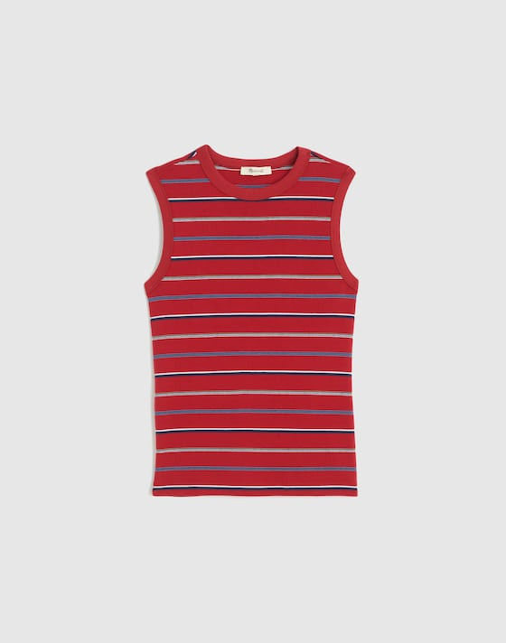 The '90s Shell Tank in Compact Cotton | Madewell