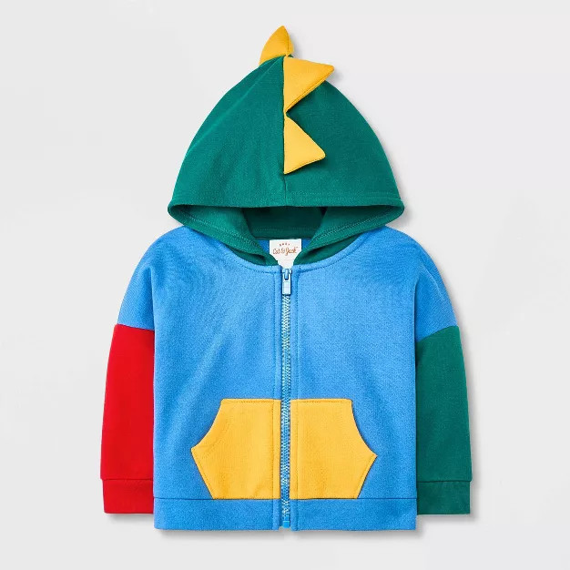 Baby Boys' Dino Colorblock Hoodie Jacket - Cat & Jack™ | Target