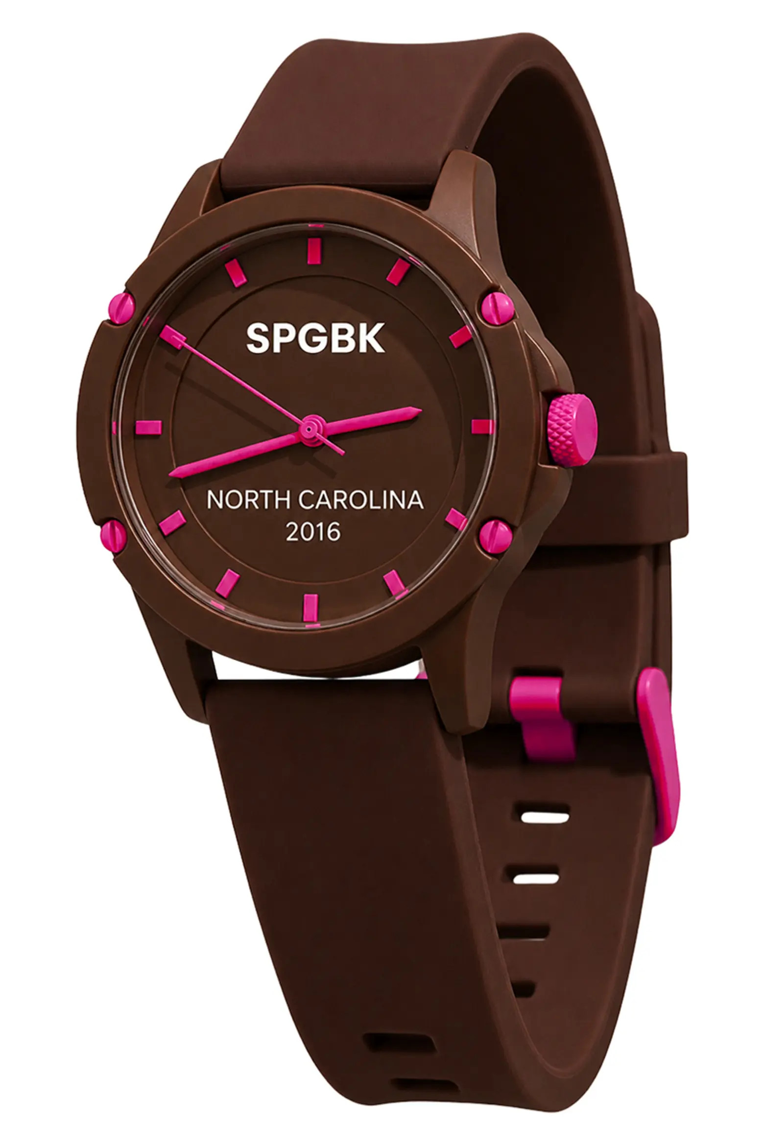Chocolate Raspberry Silicone Strap Watch, 32mm case (Women) | Nordstrom | Nordstrom