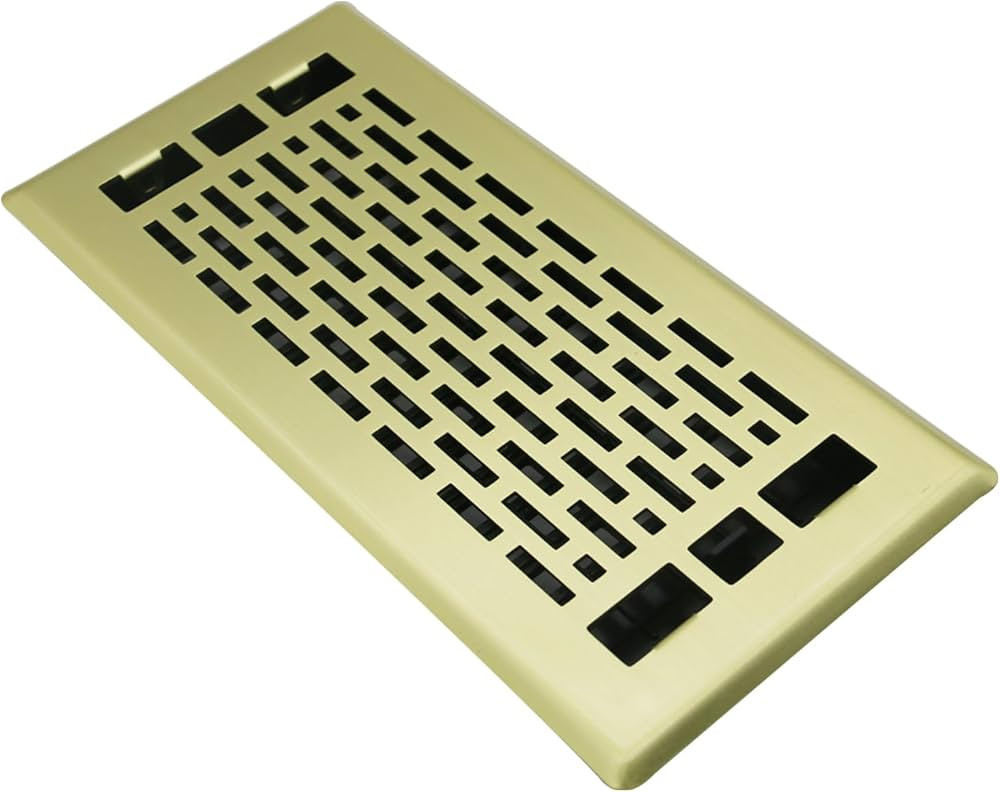 Floor Vents Ease Adjust 4X10 Inch Decorative Floor Vent for Room Heavy Duty Walkable Steel Floor ... | Amazon (US)