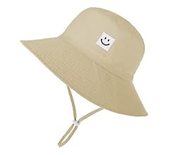 Baby Sun Hat Smile Face Toddler Sun Hat UPF 50+ Sun Protection Adjustable Baby Hats for Girls Boy... | Amazon (US)
