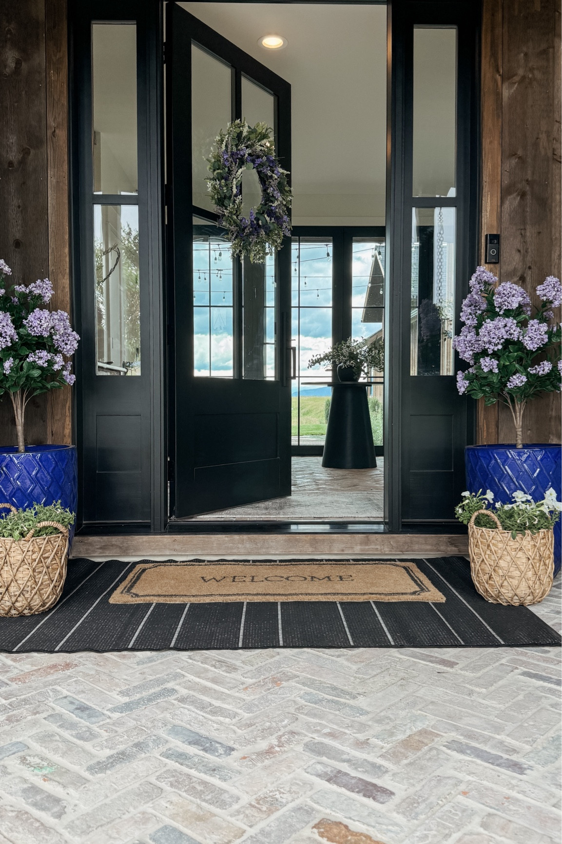 Come on in! The view from our outdoor entryway to our foyer!

#LTKHome