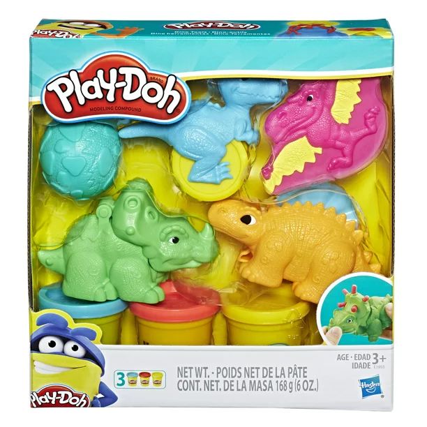 Play-Doh Dino Tools Dinosaur Toys with 3 Cans of Play-Doh Modeling Compound Colors | Walmart (US)