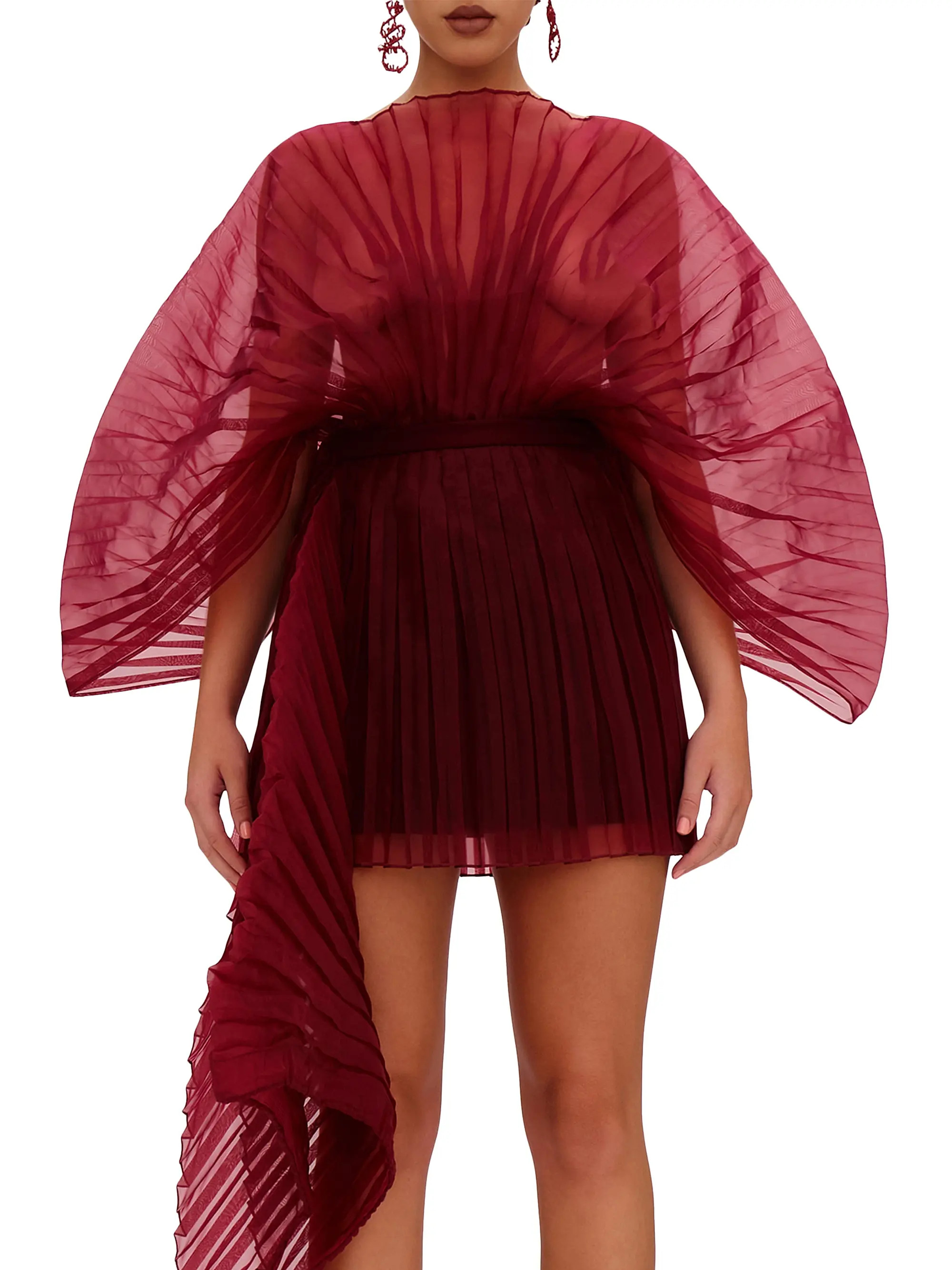 Sombra Fanned Organza Bodysuit | Saks Fifth Avenue