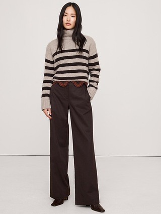 The Everyday Wide-Leg Pant in Tencel™-Cotton | Banana Republic (US)