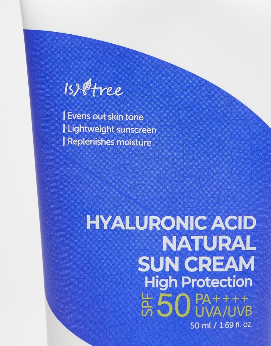 Isntree Hyaluronic Acid Natural Sun Cream SPF 50 50ml-No color | ASOS (Global)