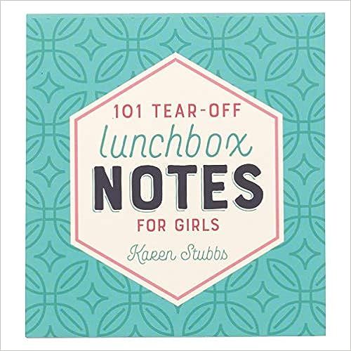 101 Tear-Off Lunchbox Notes for Girls, Inspirational Quotes and Encouragement for Kids, Space to ... | Amazon (US)