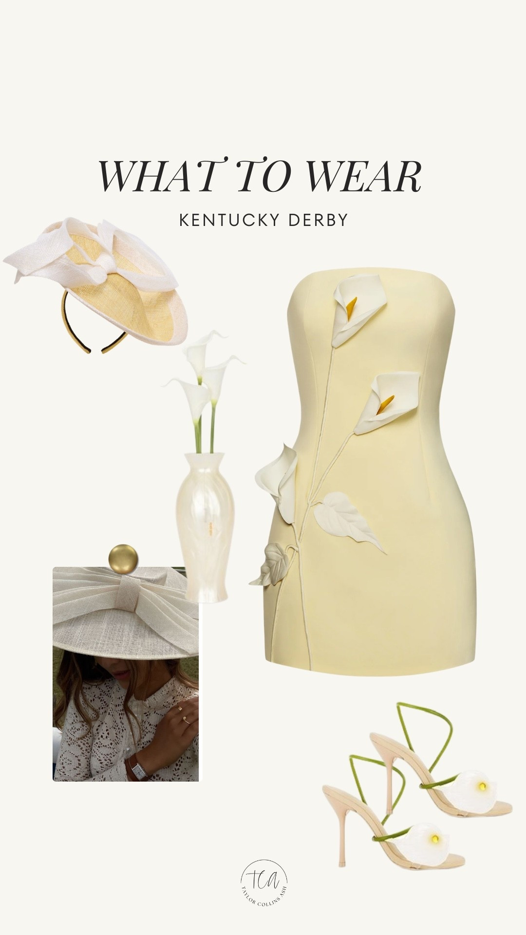 What to wear to Kentucky derby, horse racing, butter yellow, Fascinator, cult Gaia 

#LTKgrwm #LTKSpringSale #LTKootd