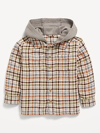 Button-Front Hooded Shirt for Toddler Boys | Old Navy (US)
