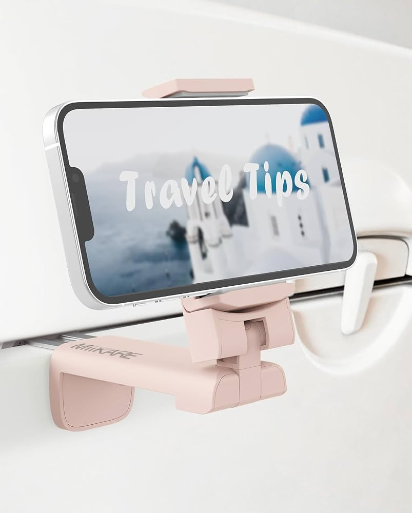 MiiKARE Airplane Travel Essentials Phone Holder, Universal Handsfree Phone Mount for Flying with ... | Amazon (US)
