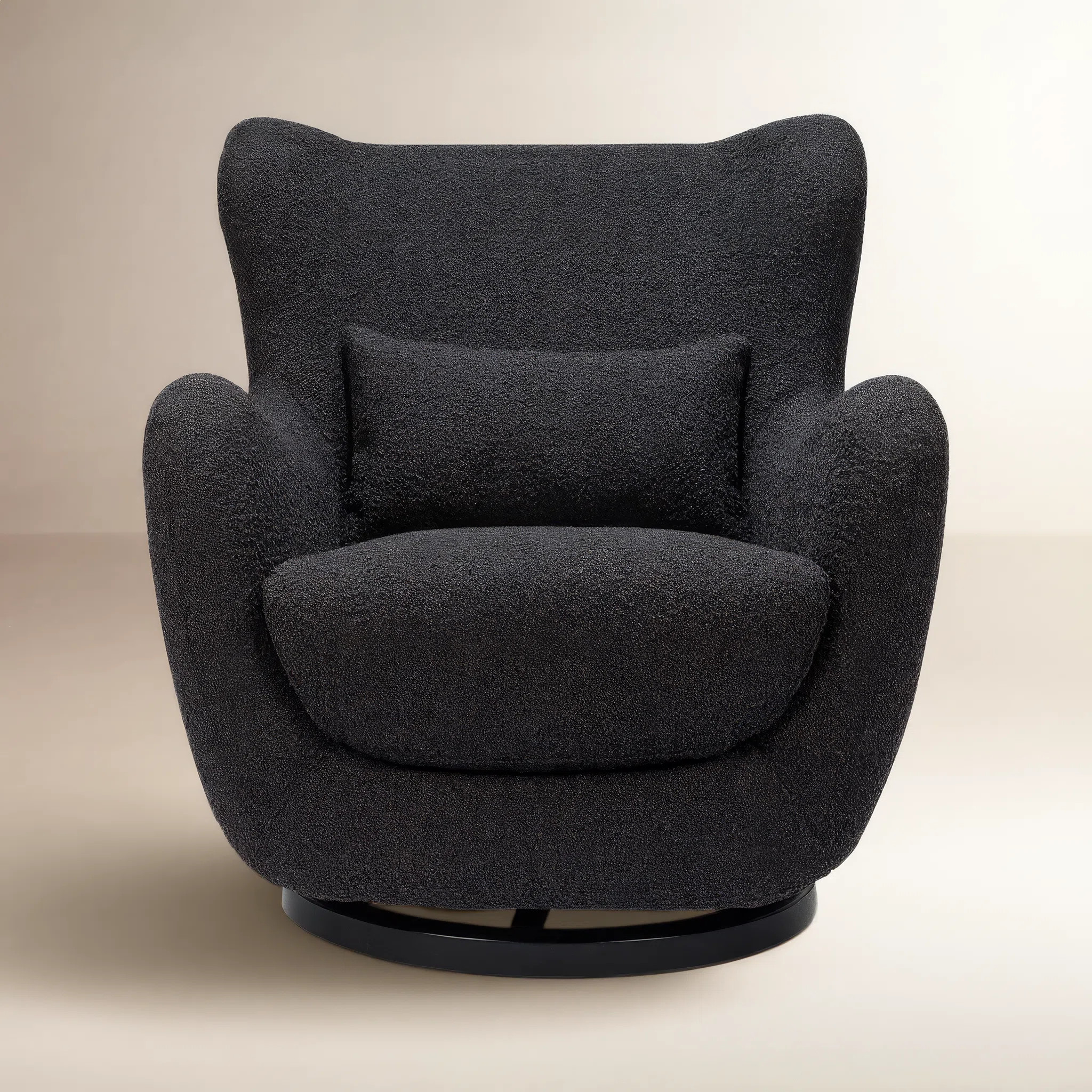 Solstice Swivel Glider in Boucle | Wayfair North America