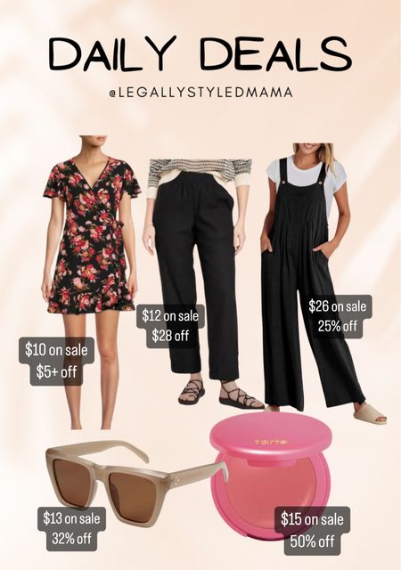 Today’s daily deals that I’m loving!! I have the jumpsuit in a size medium and just ordered the linen pants! 

Travel outfit, spring outfit, Tarte 

#LTKtravel #LTKbeauty #LTKsalealert
