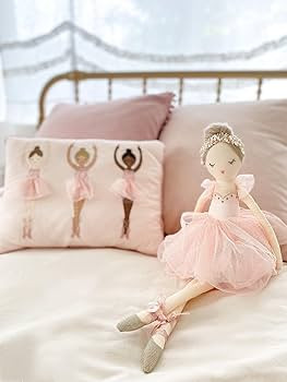 MON AMI Belle The Ballerina Stuffed Doll – 22”, Plush Ballerina Doll for Girls, Use as Toy or... | Amazon (US)