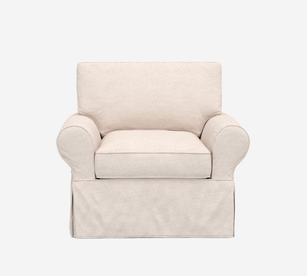 PB Basic Slipcovered Armchair | Pottery Barn (US)