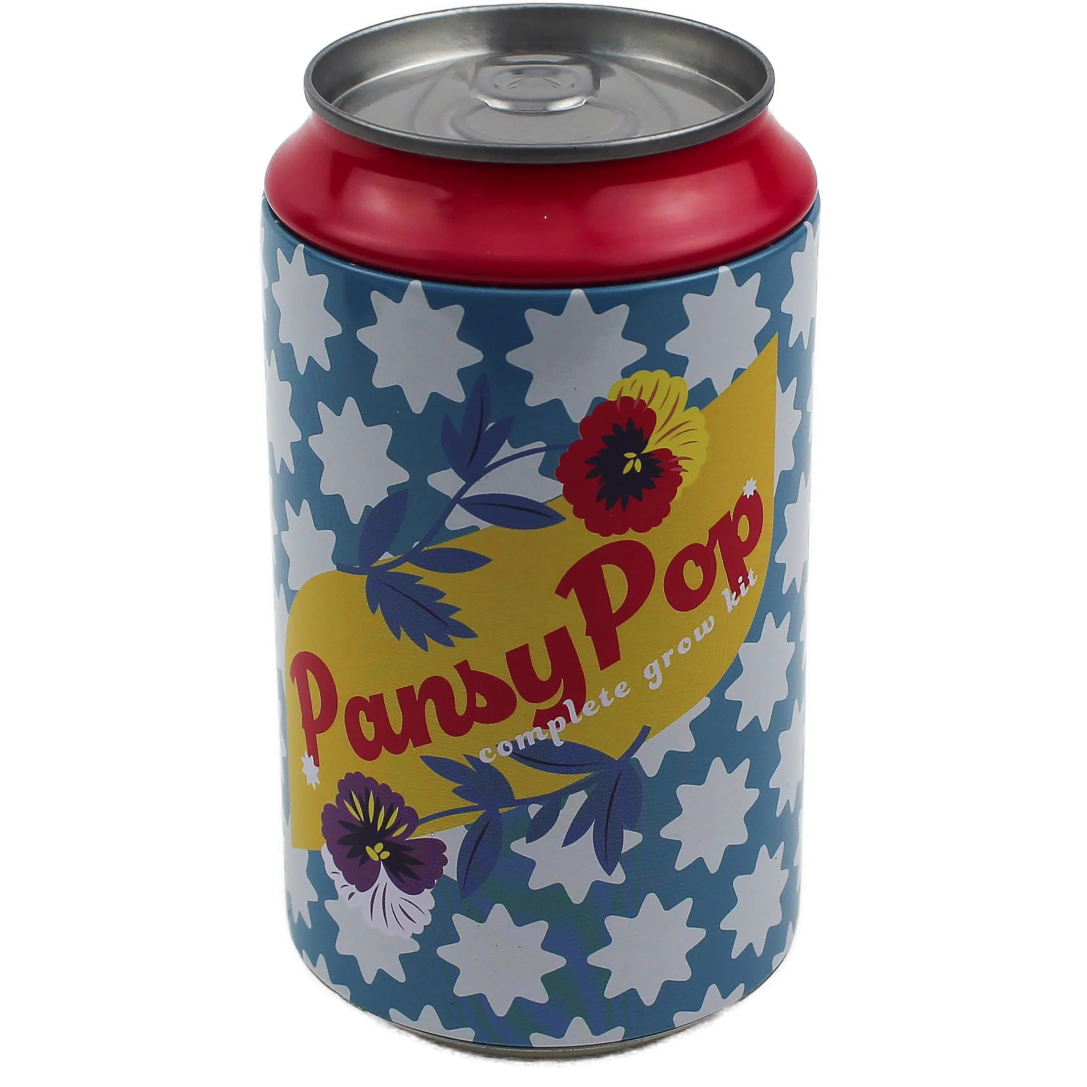 Buzzy Pansy Pop Flower Soda Can Grow Kit Item 97632 | Walmart (US)
