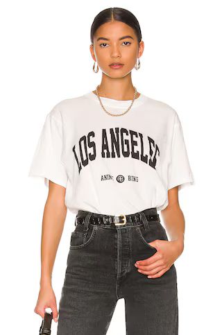 ANINE BING Lili Tee in White from Revolve.com | Revolve Clothing (Global)