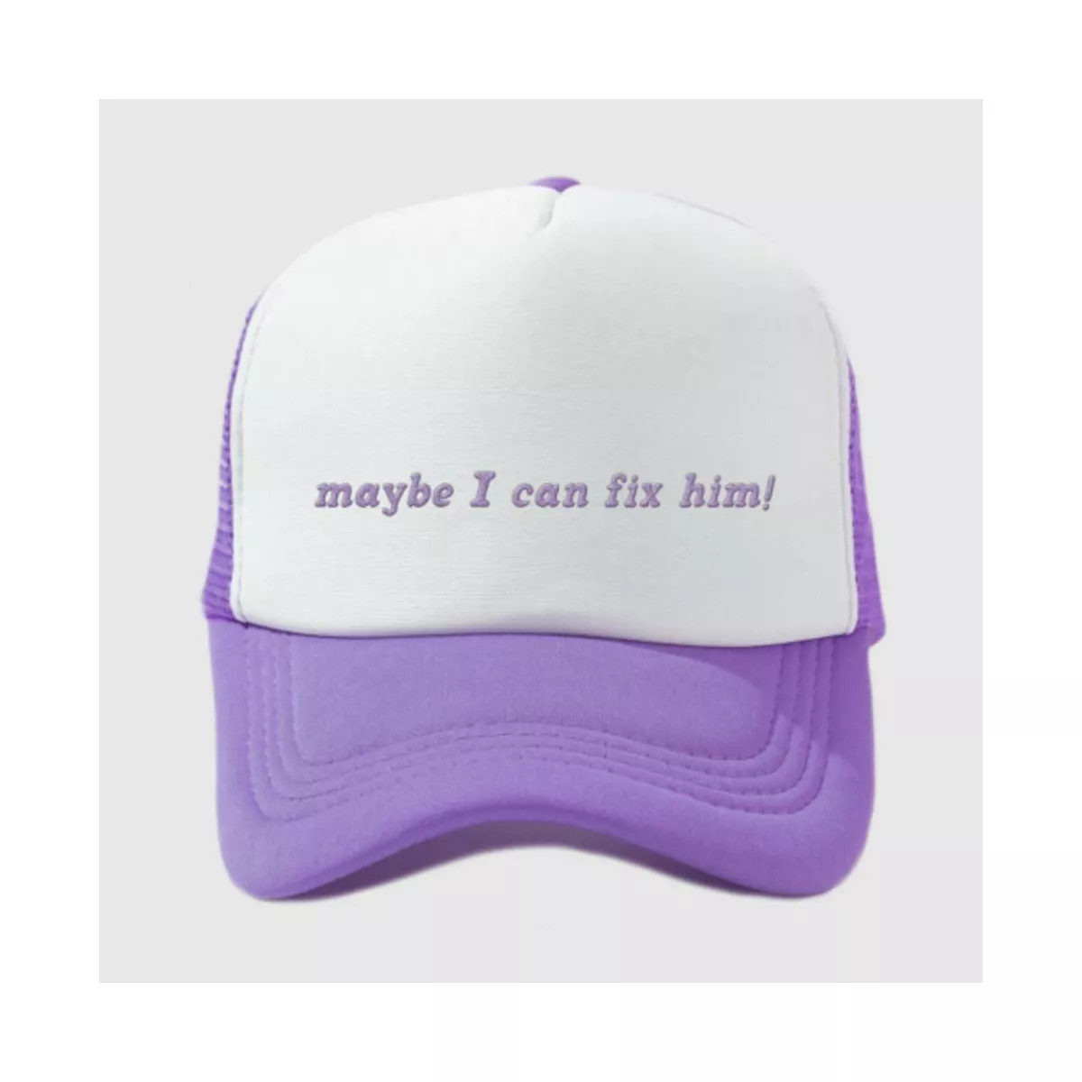 Olivia Rodrigo Maybe I can Fix Him Trucker Hat - Purple | Target