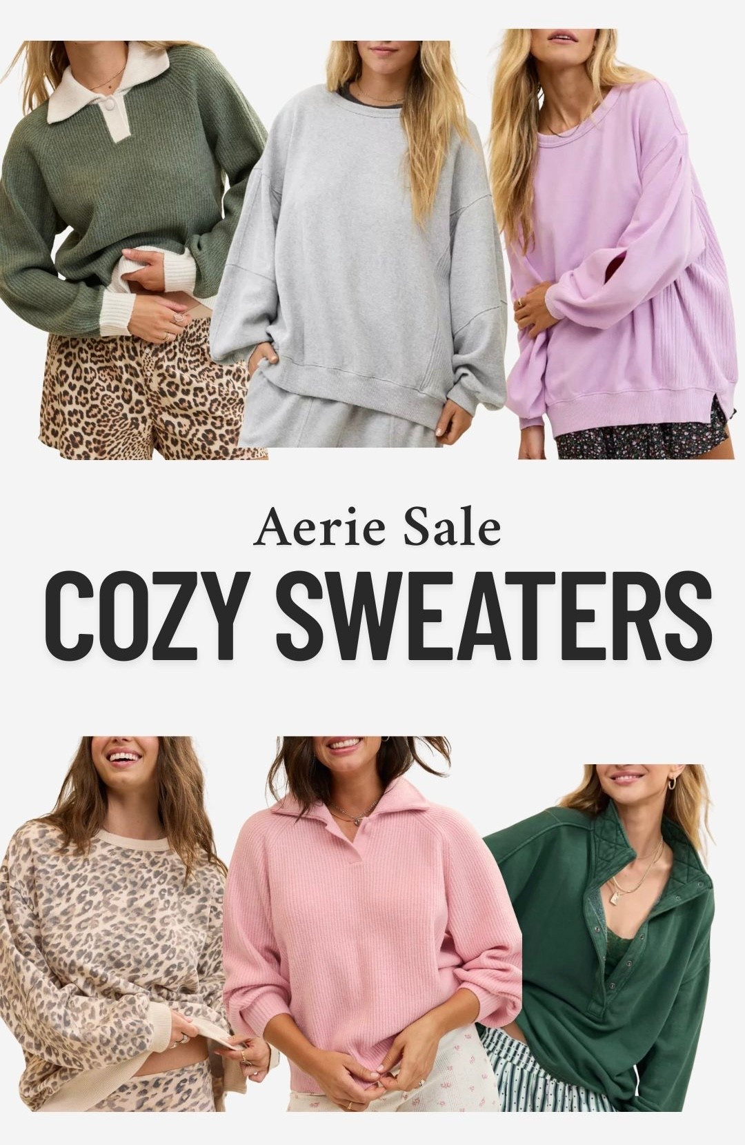 Cozy sweaters and sweatshirts from Aerie!

 Currently 20% off site wide plus use code LTKFALLSALE for an extra 20% off! 

#LTKStyleTip #LTKFallSale #LTKSeasonal