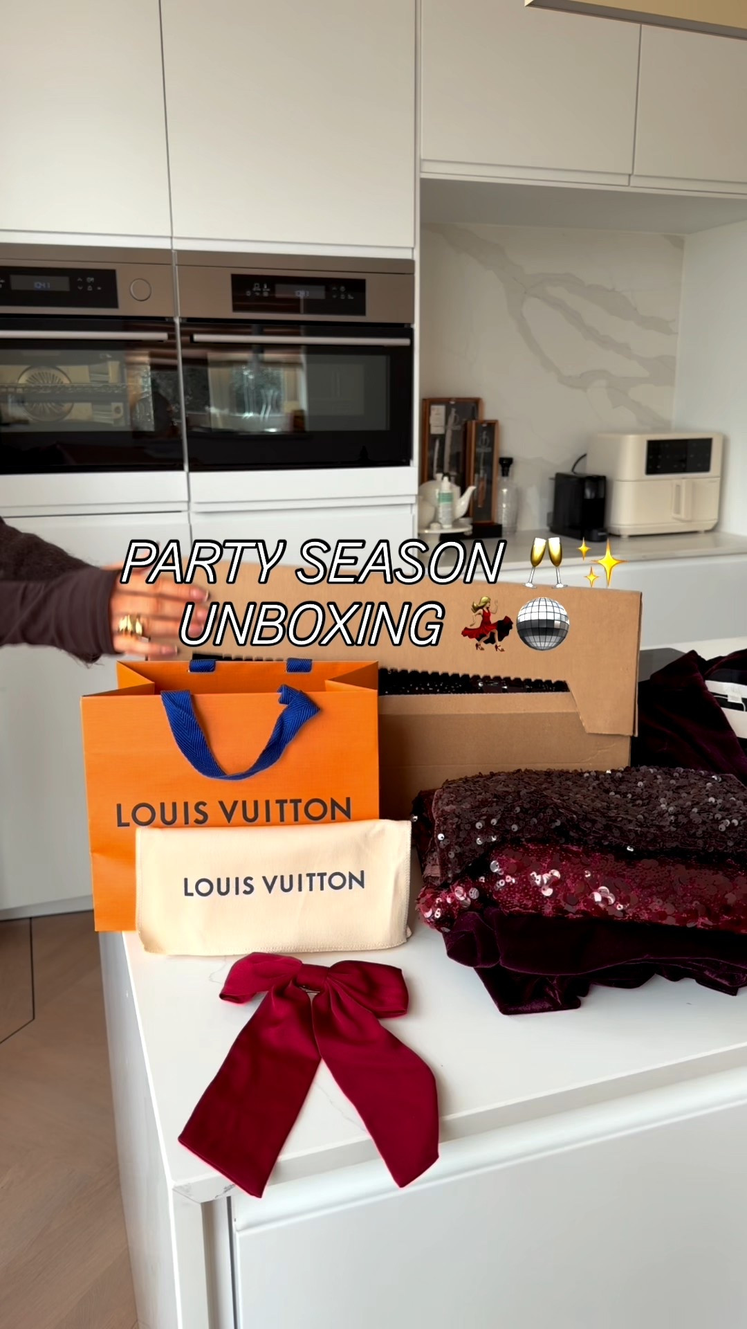 Unboxing the dreamiest party-season pieces 🎉✨ Rich velvet, sequins, lace and that iconic Louis Vuitton I got as a birthday gift!! 💛👜 ✨❤️‍🔥 💃🏽🎄 

Ps. I linked the black version of the latest dress and the embellished dress, but it will take you to the brown one as well!!

Like this post to save it to your favourite folder and come back later to shop.

Keywords: party outfit, holiday looks, festive fashion, sequin jumpsuit, velvet coat, berry tones, luxe style, christmas party dress, lace slip dress, statement pieces, winter glam, evening wear, chic accessories, louis vuitton wallet, damier azur, girly style, elegant outfits, holiday dressing, december outfits, party

#LTKSeasonal #LTKHoliday