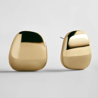 Kelly Gold Stud Earrings | BaubleBar