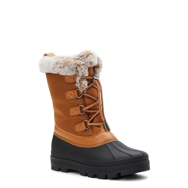 Time and Tru Women’s Lace Up Duck Boots | Walmart (US)