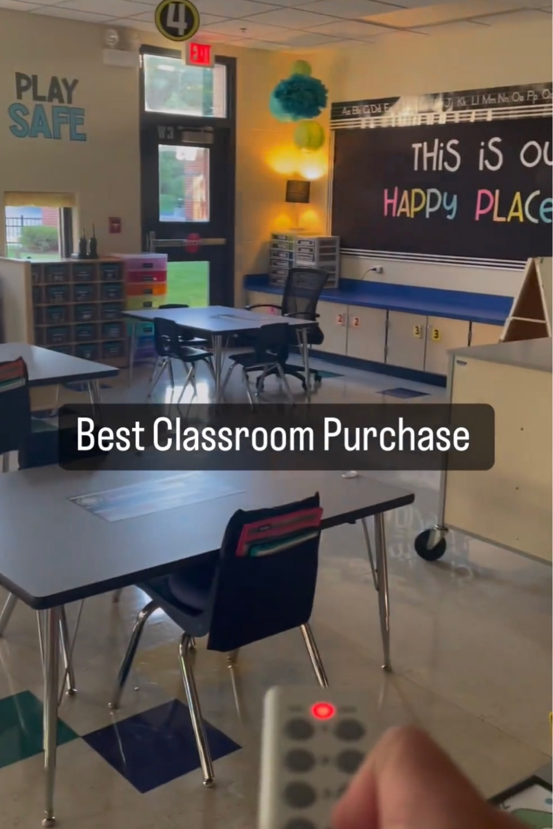 This is a game changer! I have so many lamps in my classroom and I love that I can turn them all on with just one remote! I have the remote for my lamps at home too 😬 THE BEST!