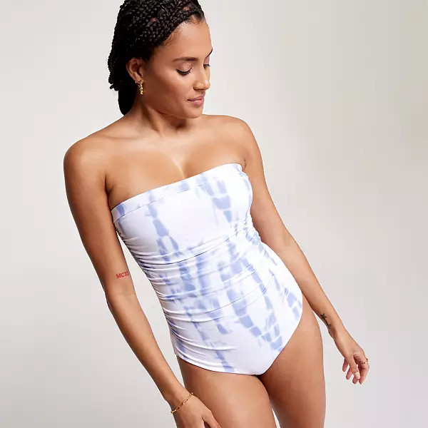 CALIA Women's Bandeau One Piece Swimsuit | Dick's Sporting Goods | Dick's Sporting Goods