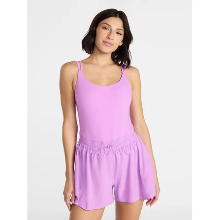 Avia Women s Clinched Waist Romper Sizes XS-4X | Walmart (US)