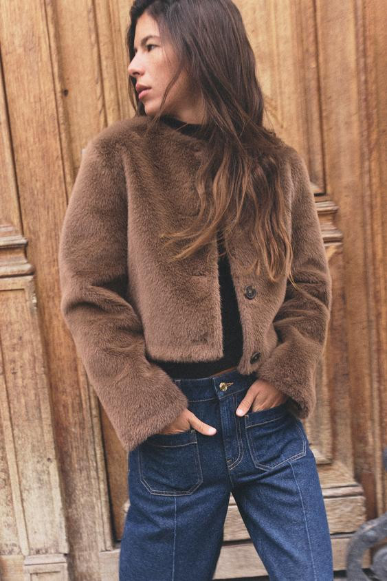 FAUX FUR JACKET | Zara US