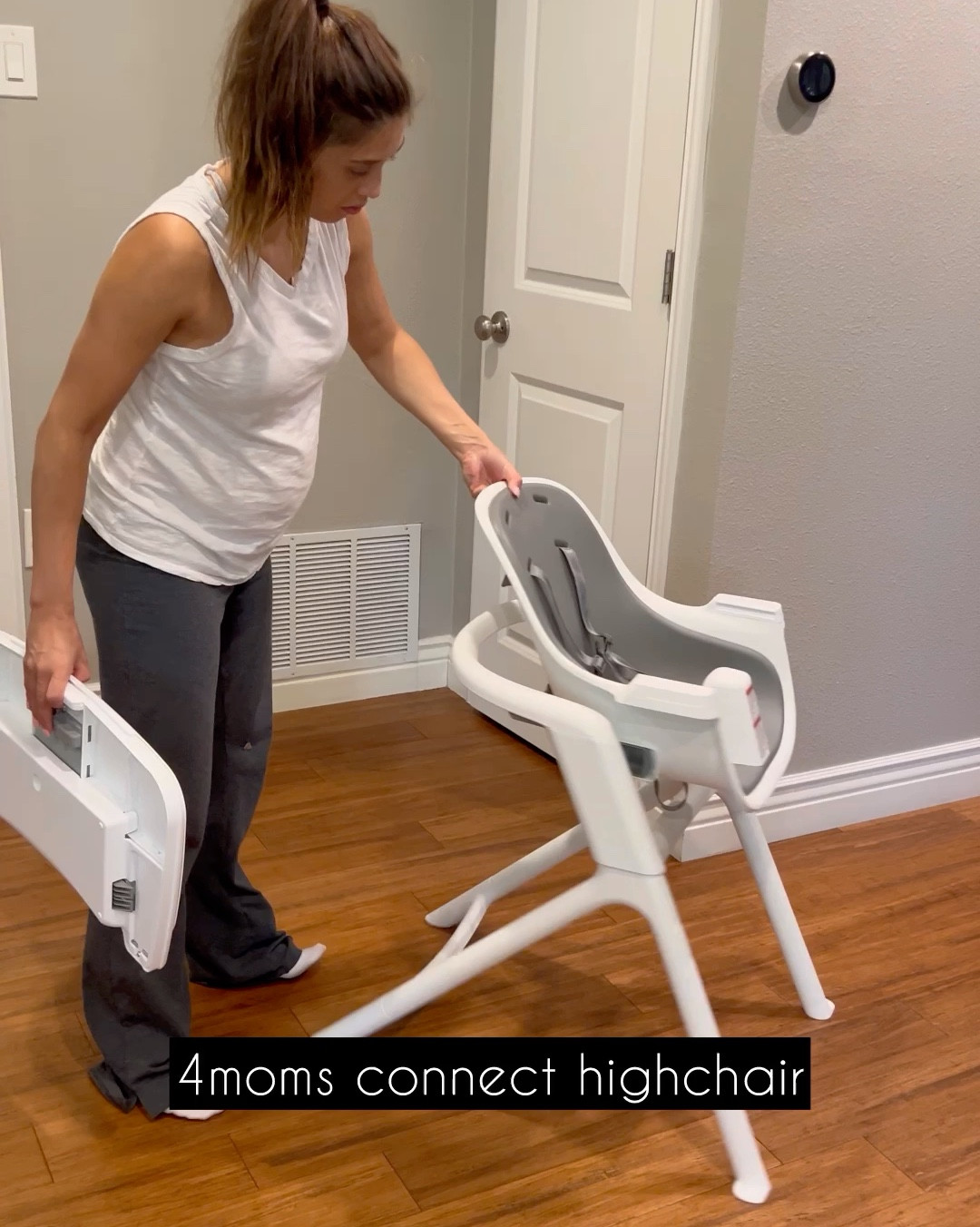 One of our new favorite high chairs! 🥣 The 4Moms connect high chair with adjustable recline for newborns, adjustable height, one/handed-magnetic tray, easy to clean with dishwasher safe tray liner & removable insert! Use from newborn up to 60lbs / 60 months! ❤️

#LTKKids #LTKHome #LTKBaby