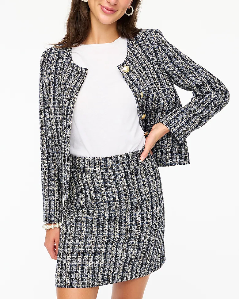 Tweed mini skirt | J.Crew Factory