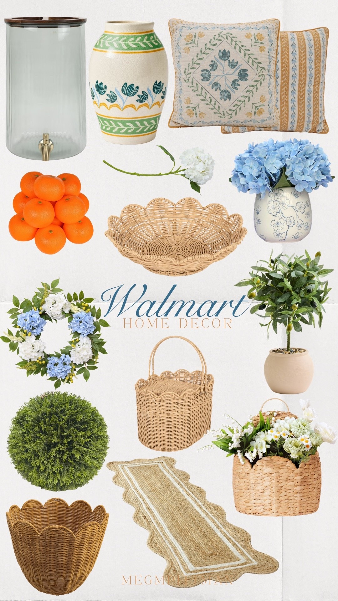 Walmart’s home decor for spring is SO good! 🍊🌤️🫶🏼

#LTKdayinmylife #LTKHome #LTKSeasonal